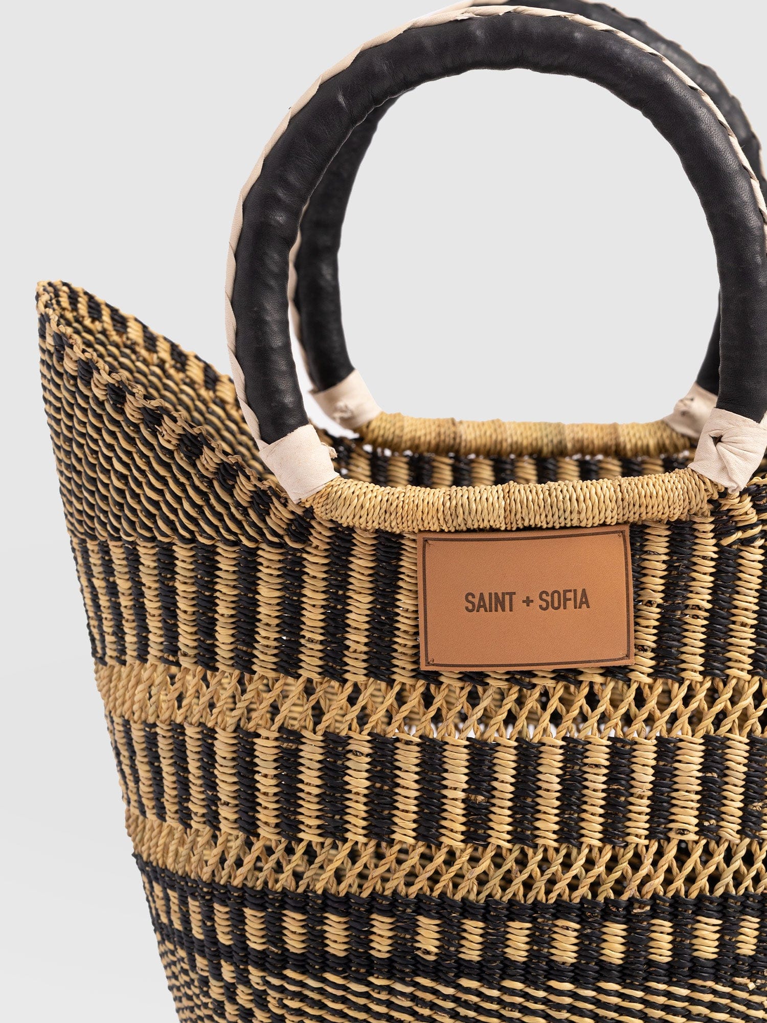 Indie Market Basket Bag - Navy